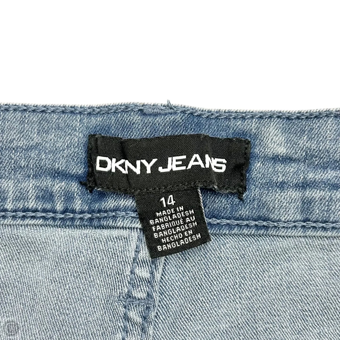Shorts By Dkny In Blue Denim, Size: 14