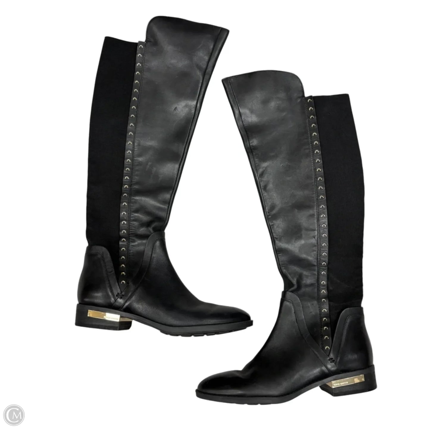 Boots Knee Flats By Vince Camuto In Black, Size: 8.5