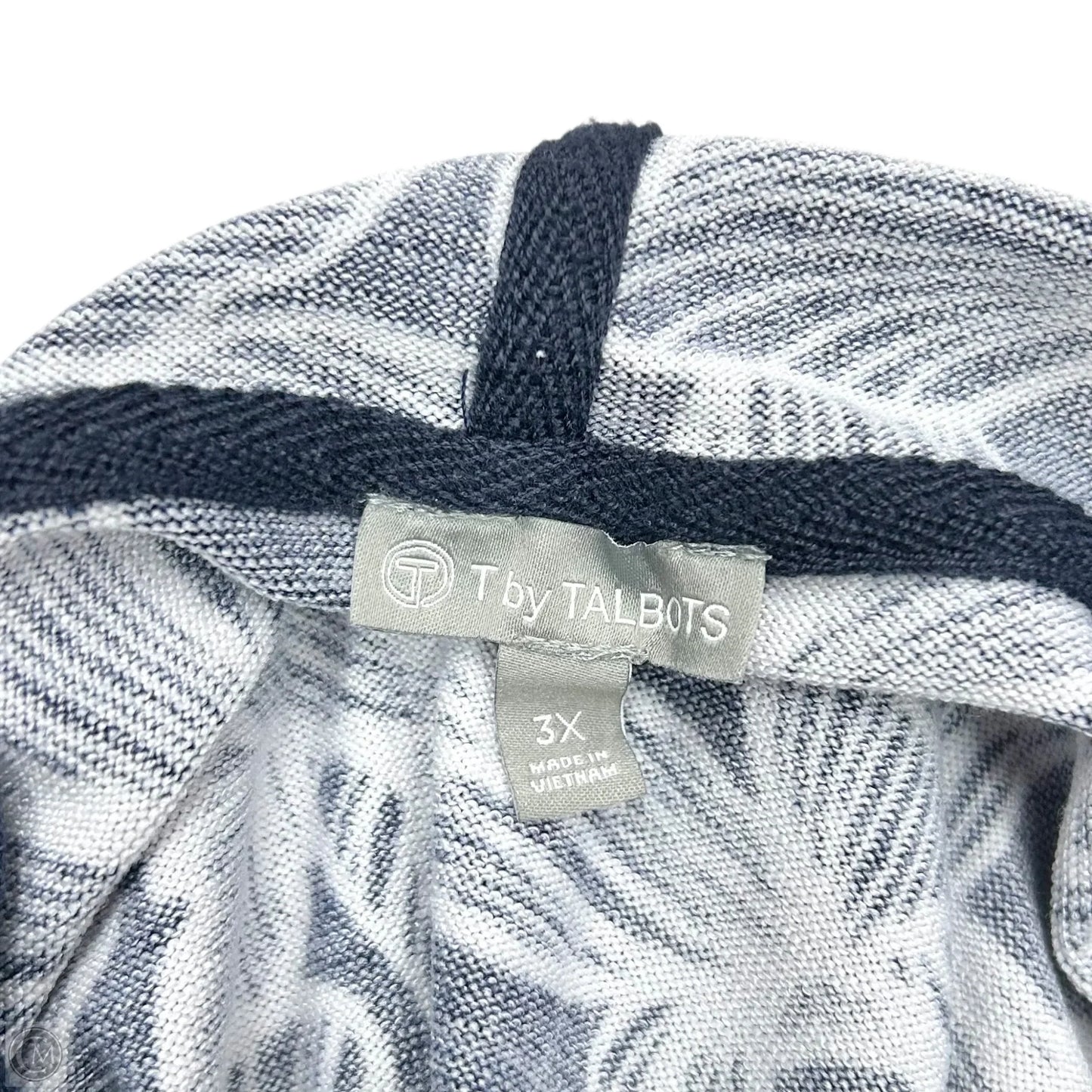 Jacket Other By Talbots In Blue & White, Size: 3x