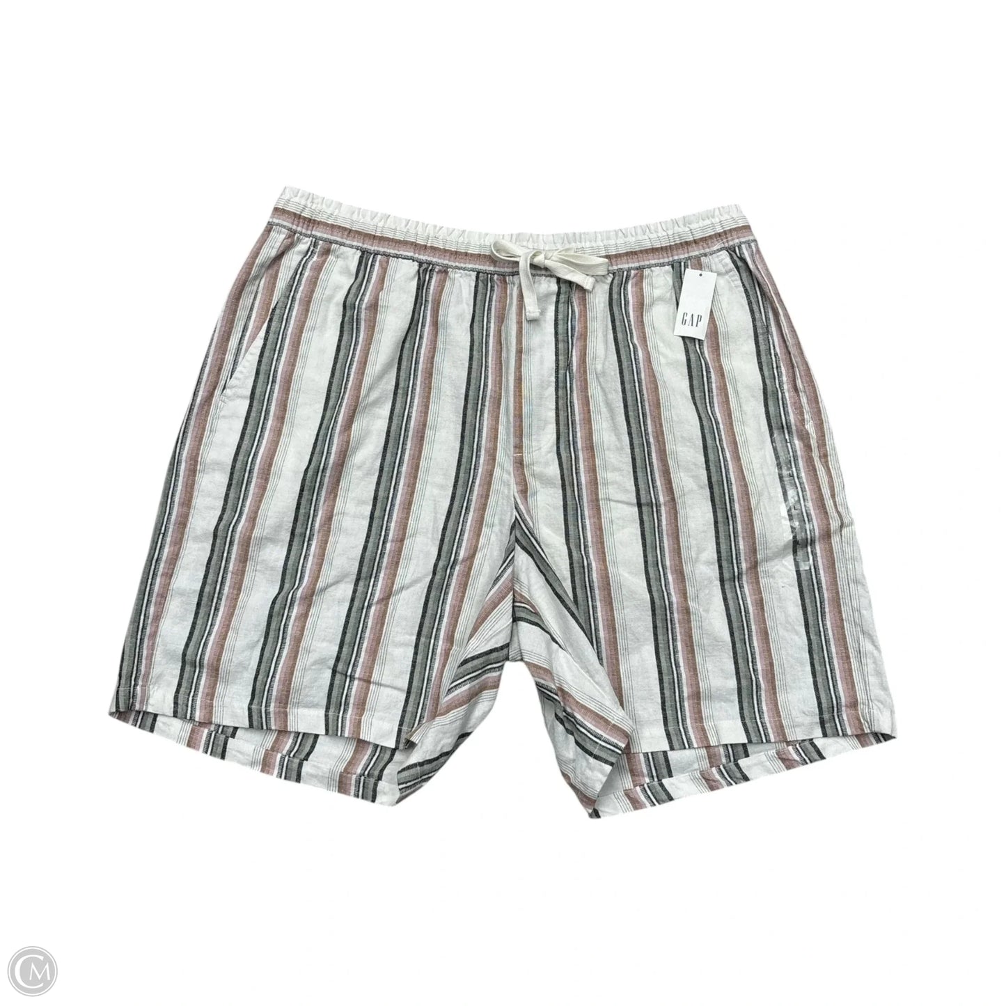 Shorts By Gap In Striped Pattern, Size: L
