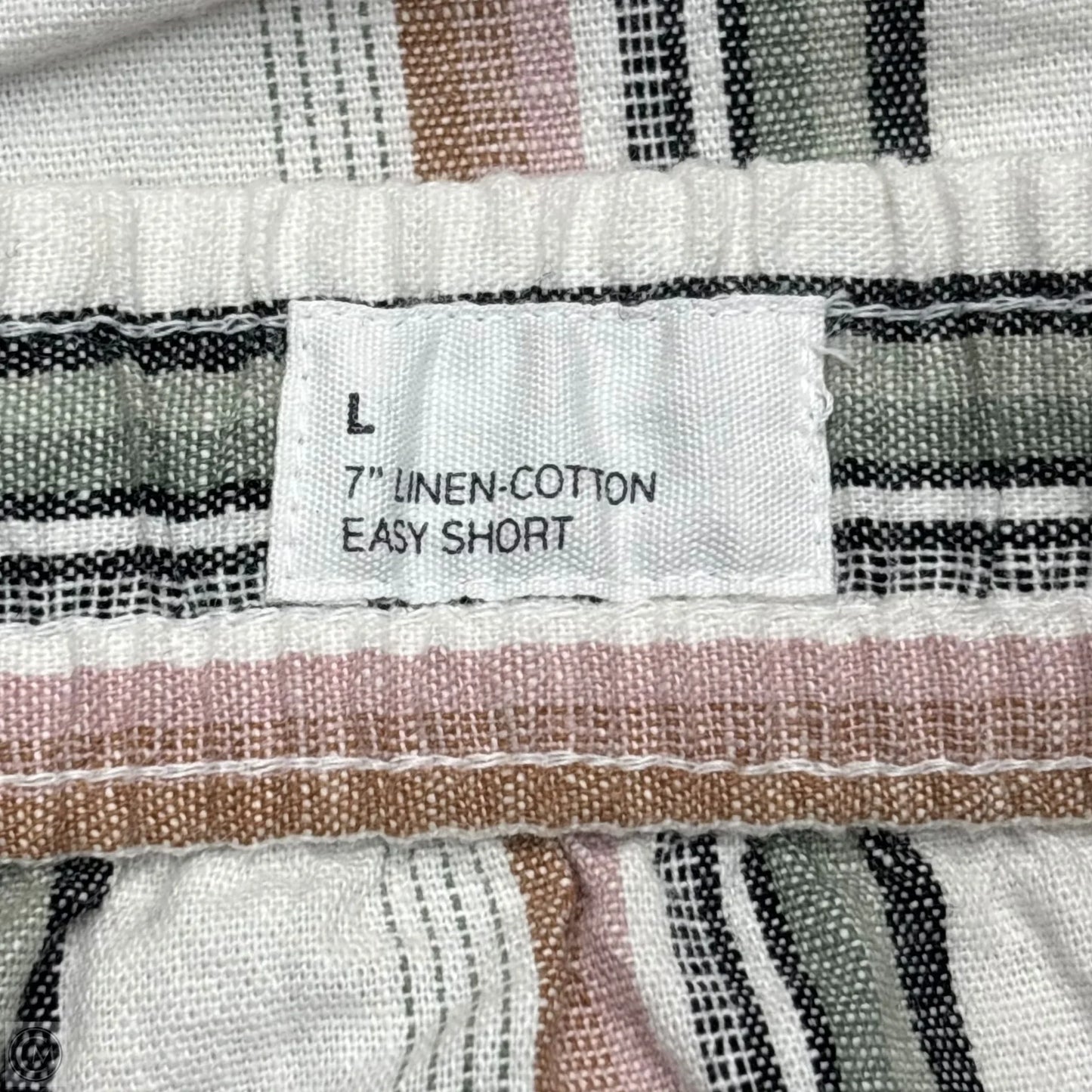 Shorts By Gap In Striped Pattern, Size: L