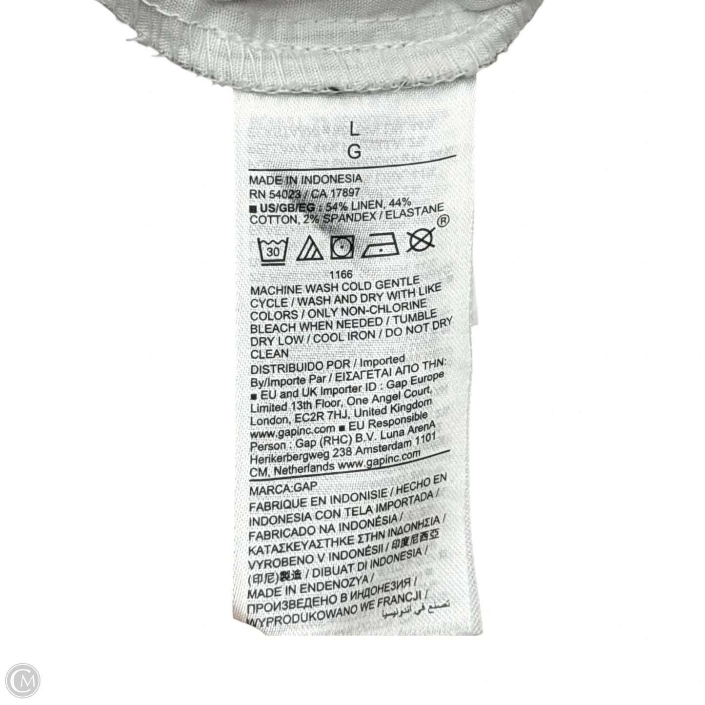 Shorts By Gap In Striped Pattern, Size: L