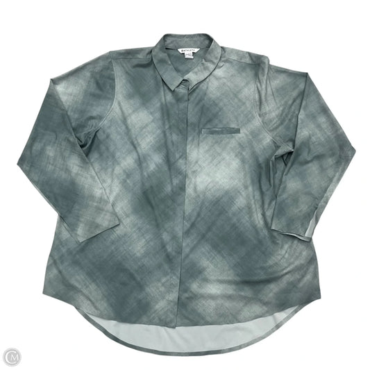 Top Long Sleeve By Athleta In Green, Size: 1x