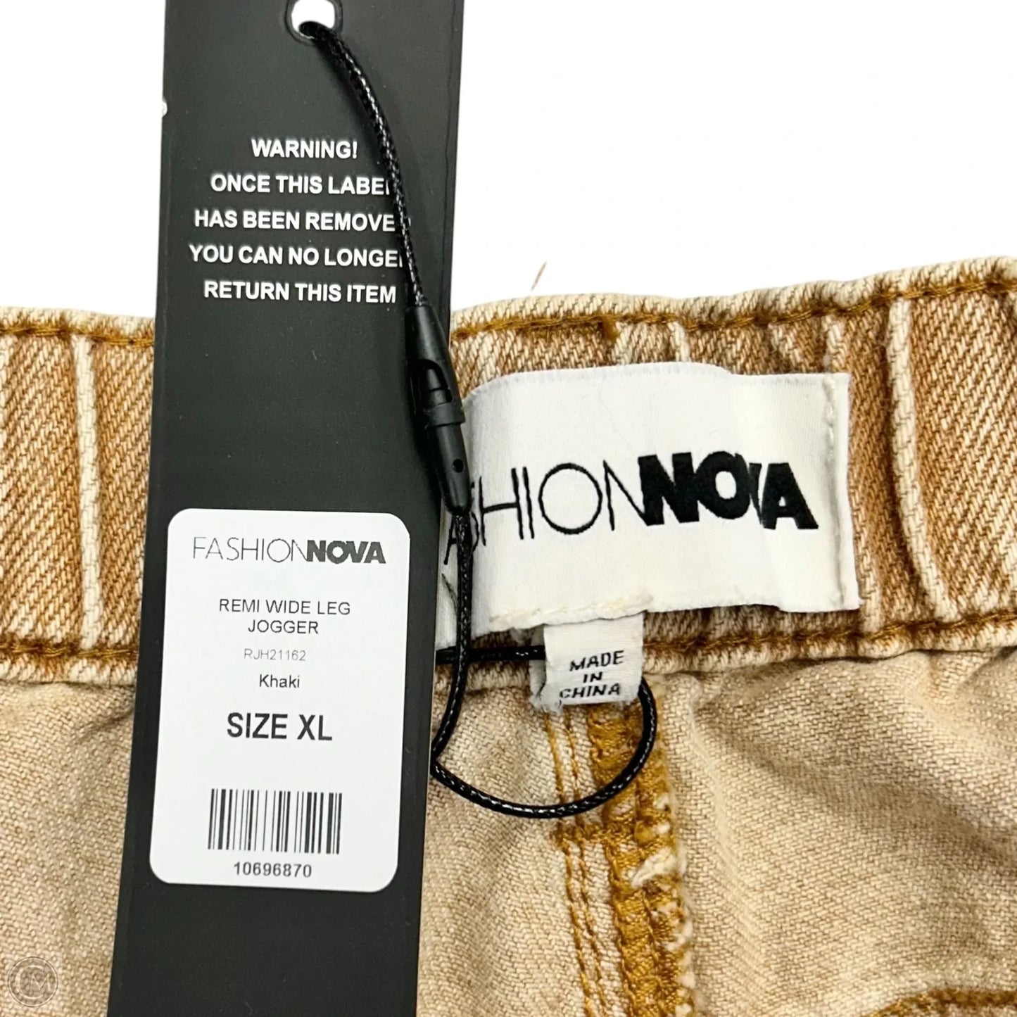 Pants Cargo & Utility By Fashion Nova In Tan Denim, Size: Xl