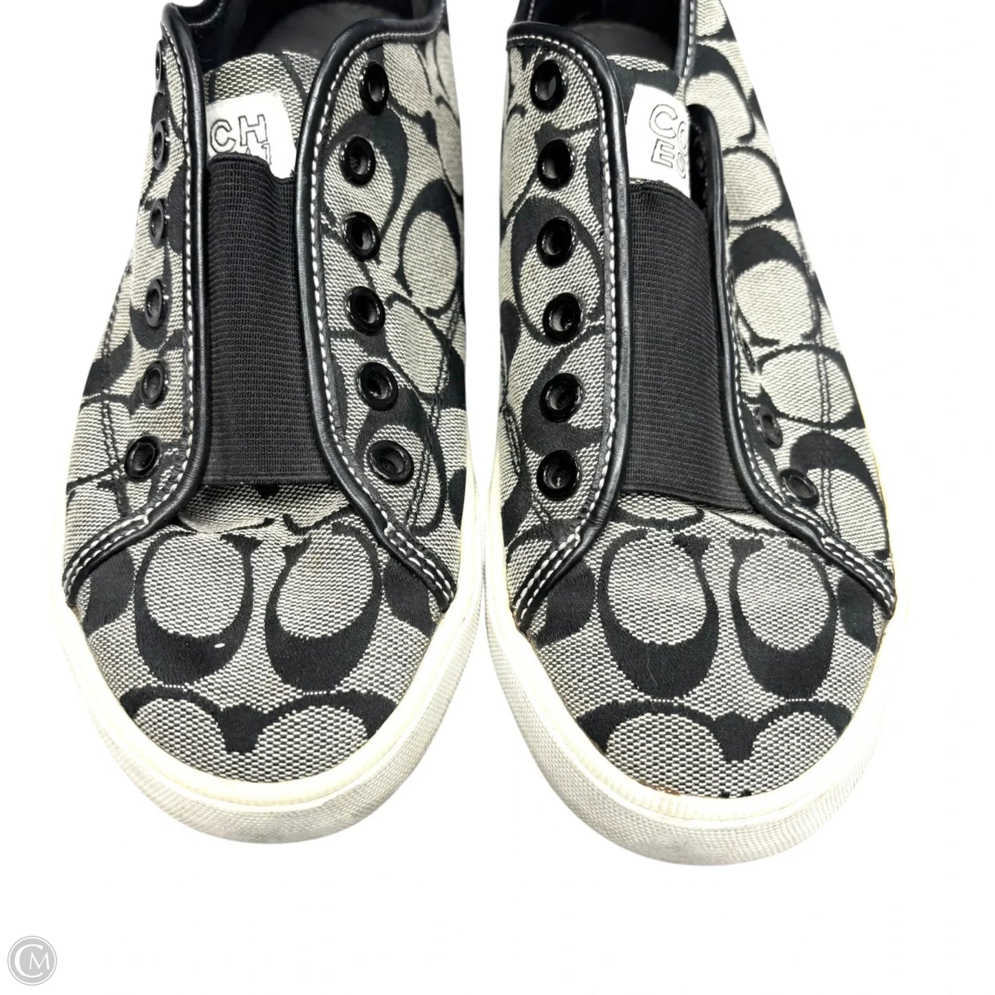 Shoes Designer By Coach In Black & Tan, Size: 6.5