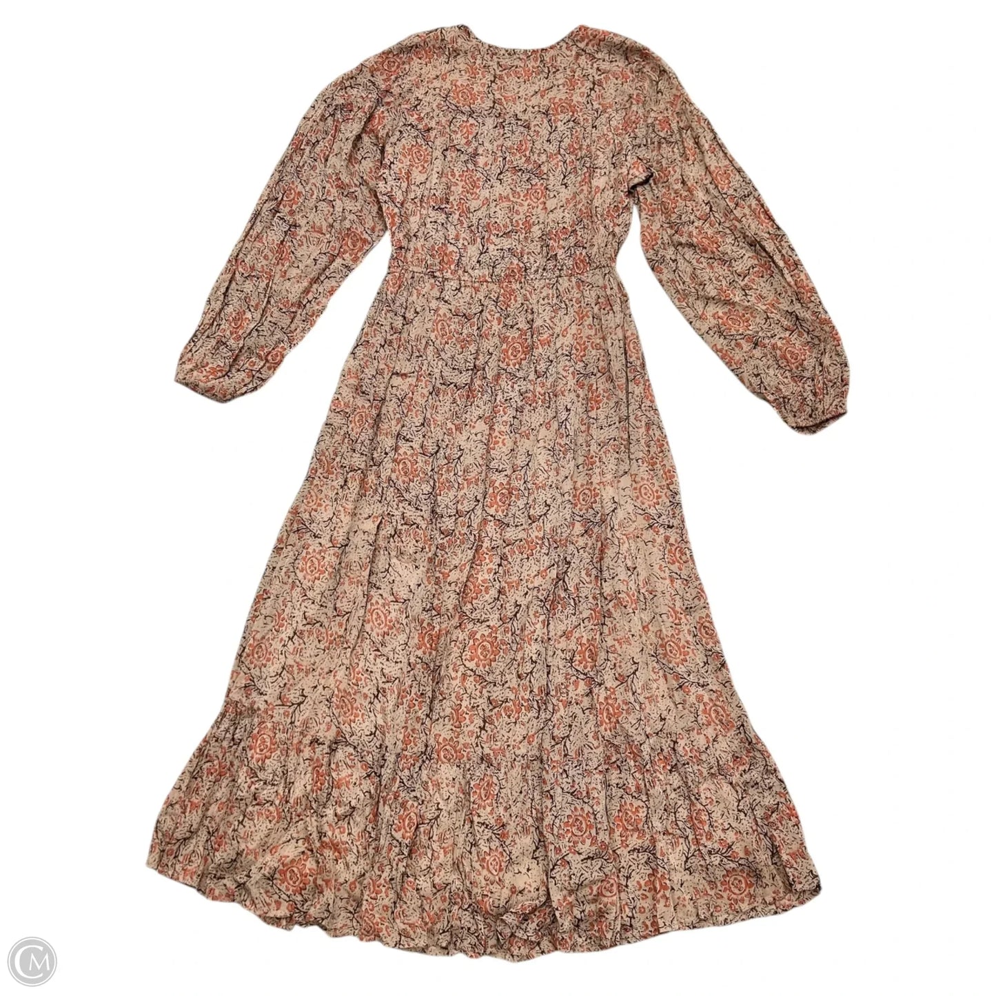Dress Casual Midi By Cleobella In Brown & Red, Size: S