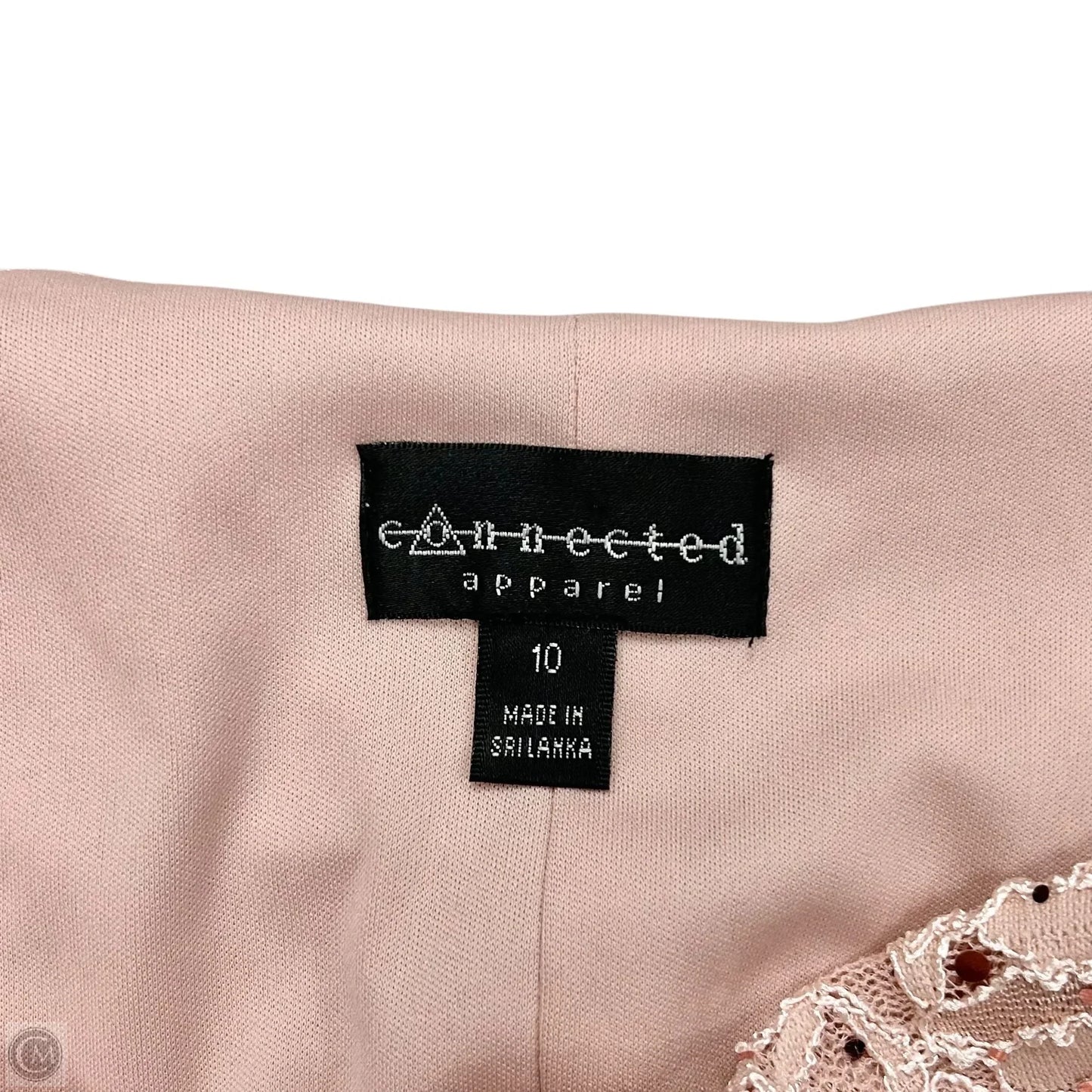 Dress Party Midi By Connected Apparel In Pink, Size: M
