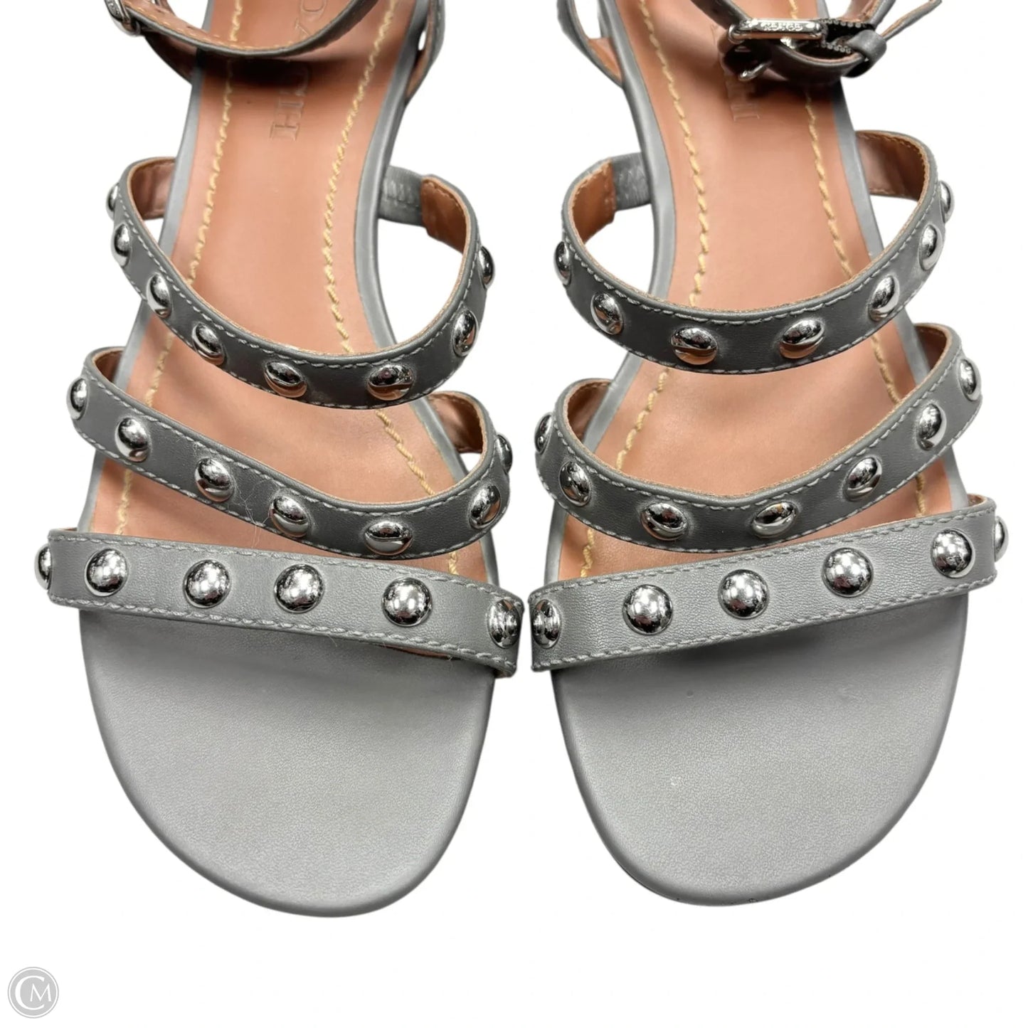 Sandals Designer By Coach In Grey, Size: 8