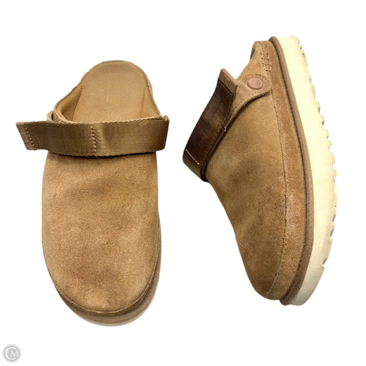 Shoes Designer By Ugg In Tan, Size: 9.5