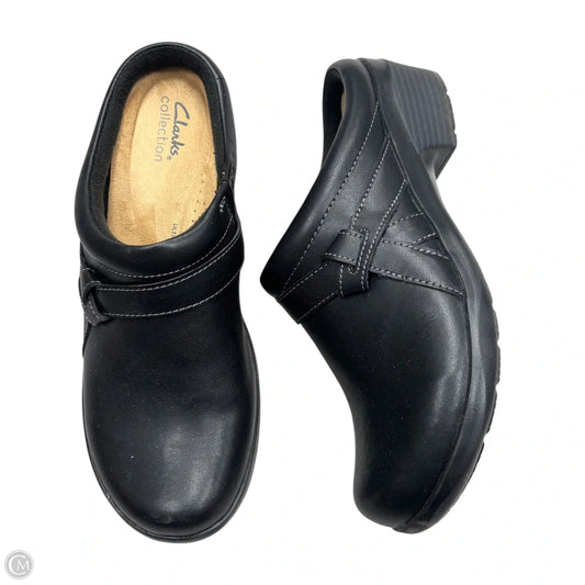 Shoes Flats By Clarks In Black, Size: 8.5