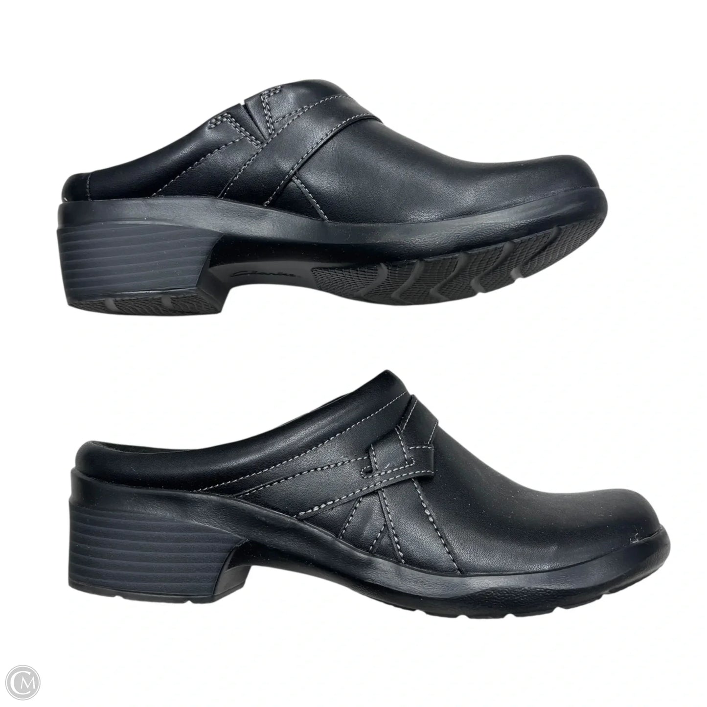 Shoes Flats By Clarks In Black, Size: 8.5