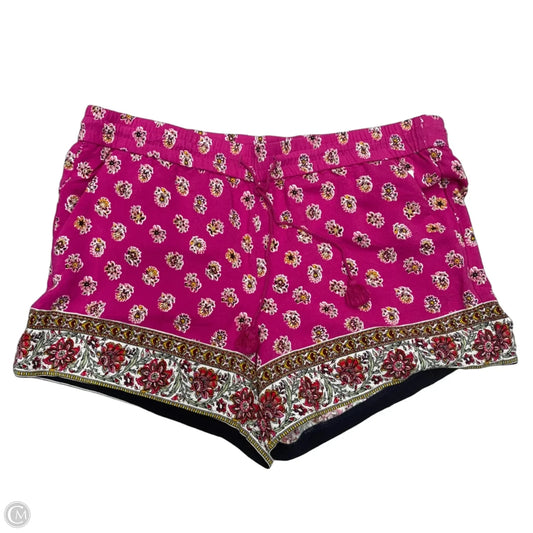 Shorts By Loft In Pink & Yellow, Size: L