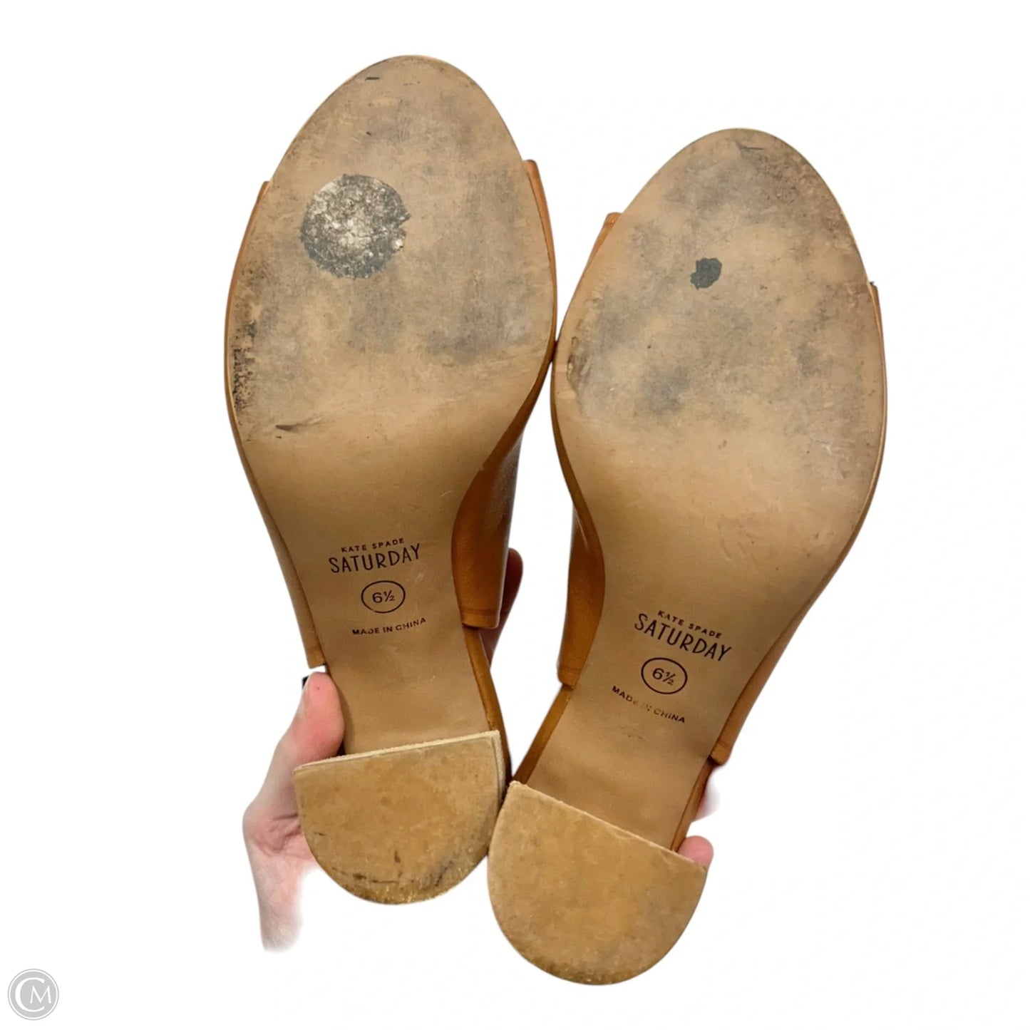 Sandals Designer By Kate Spade In Brown, Size: 6.5