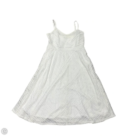 Dress Casual Midi By Torrid In Cream, Size: Xl