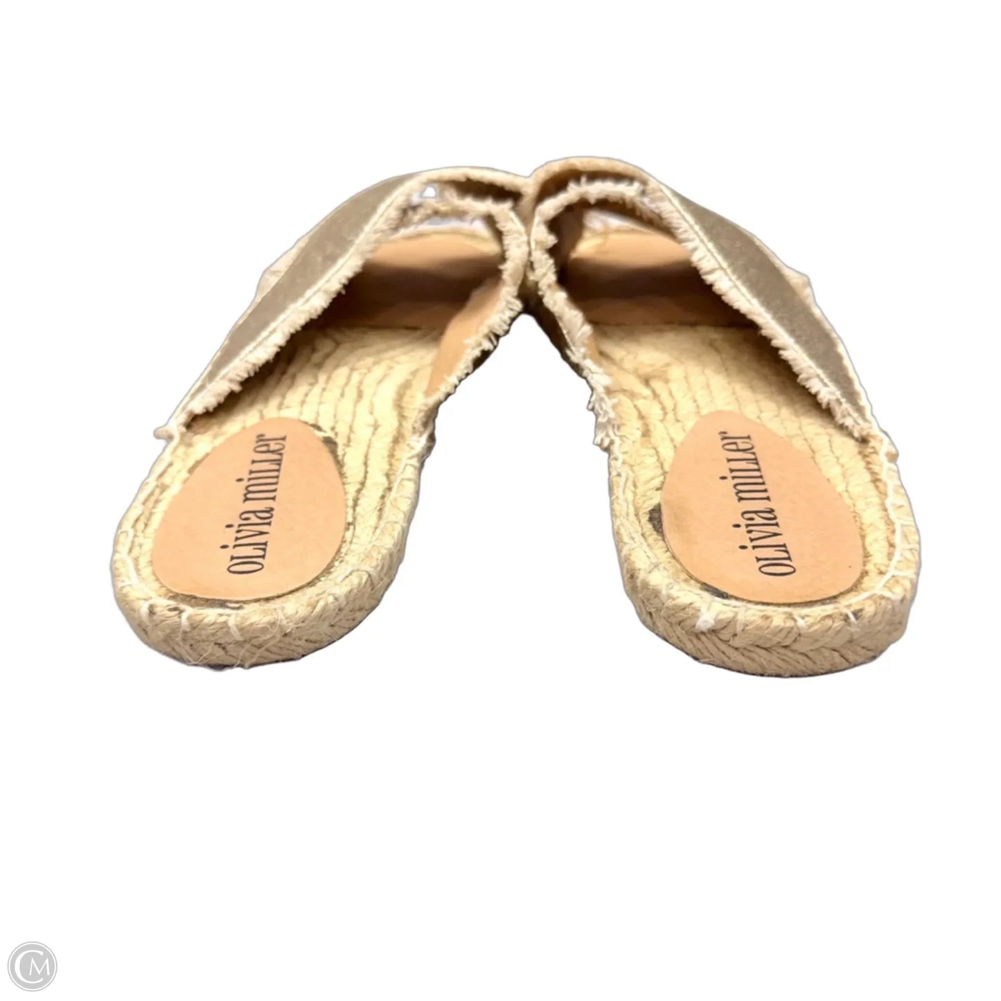 Sandals Flats By Olivia Miller In Gold, Size: 6