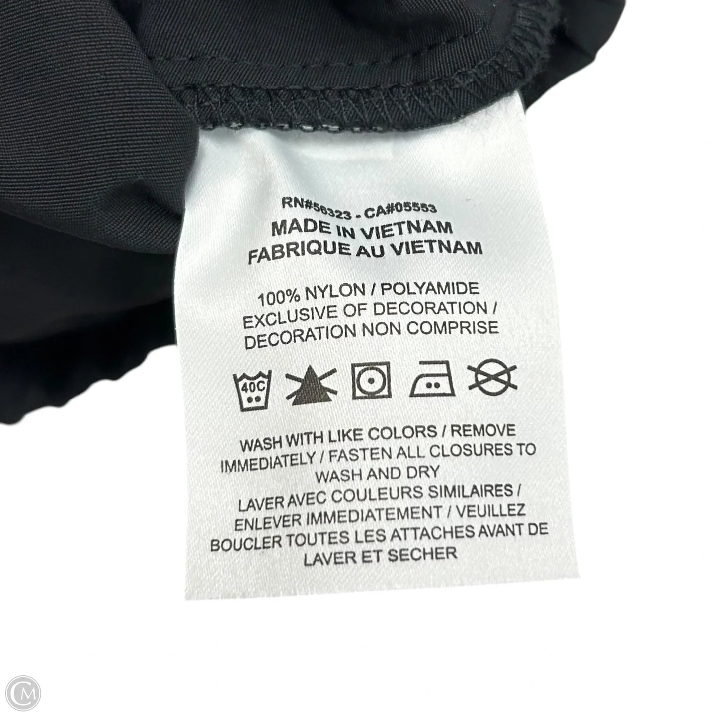 Athletic Jacket By Nike Apparel In Black, Size: Xl