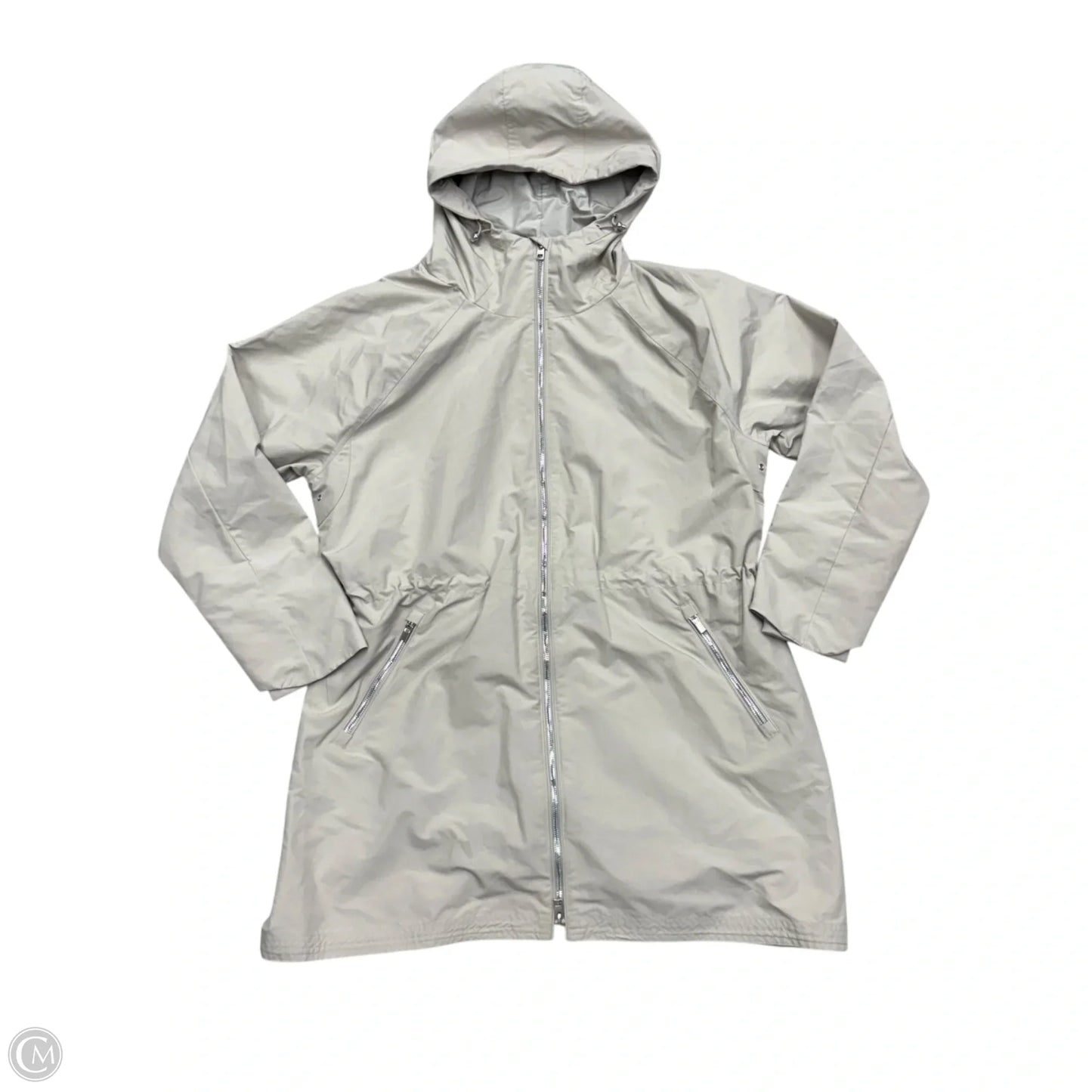 Athletic Jacket By Athleta In Tan, Size: Xl