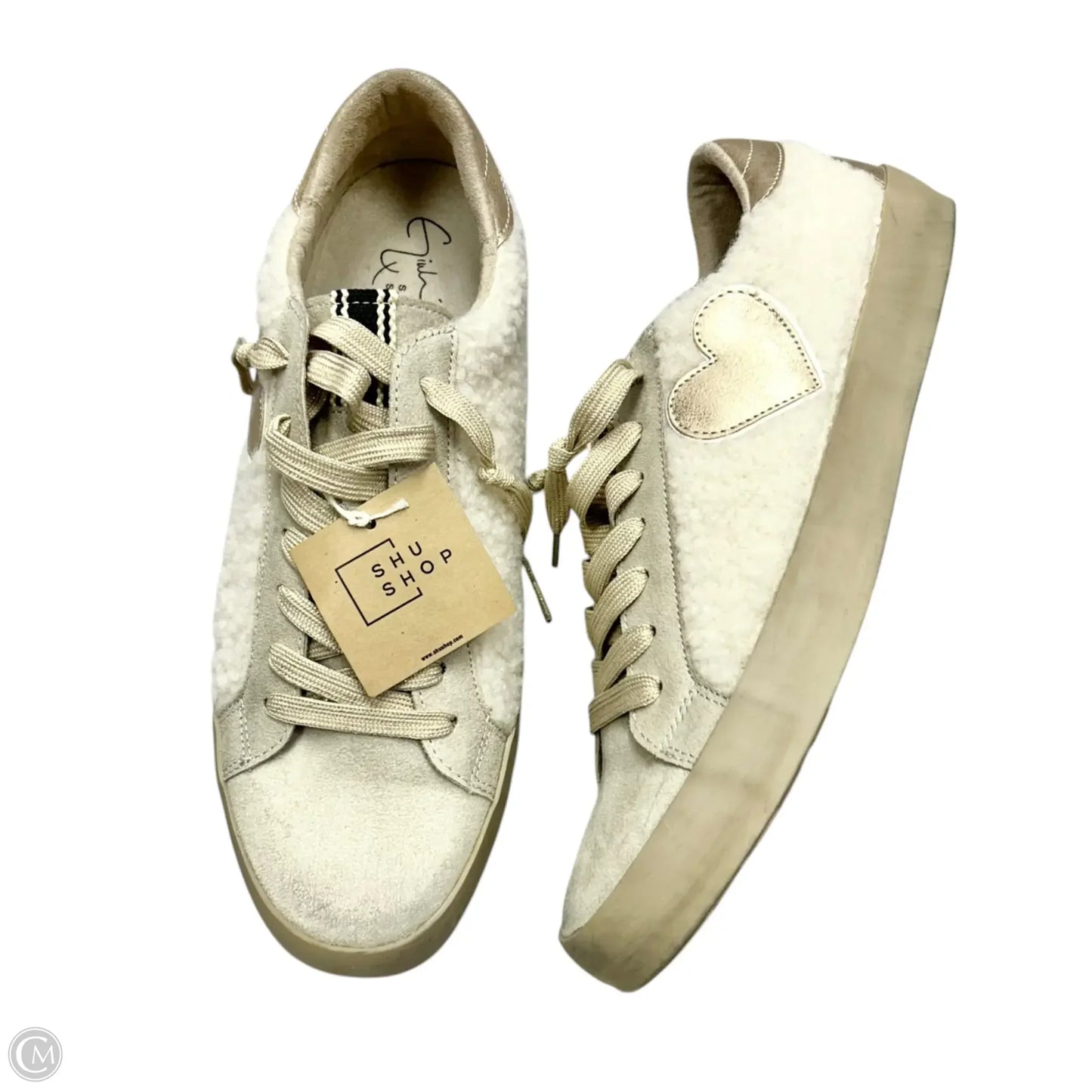 Shoes Sneakers By Shu Shop In Cream, Size: 12