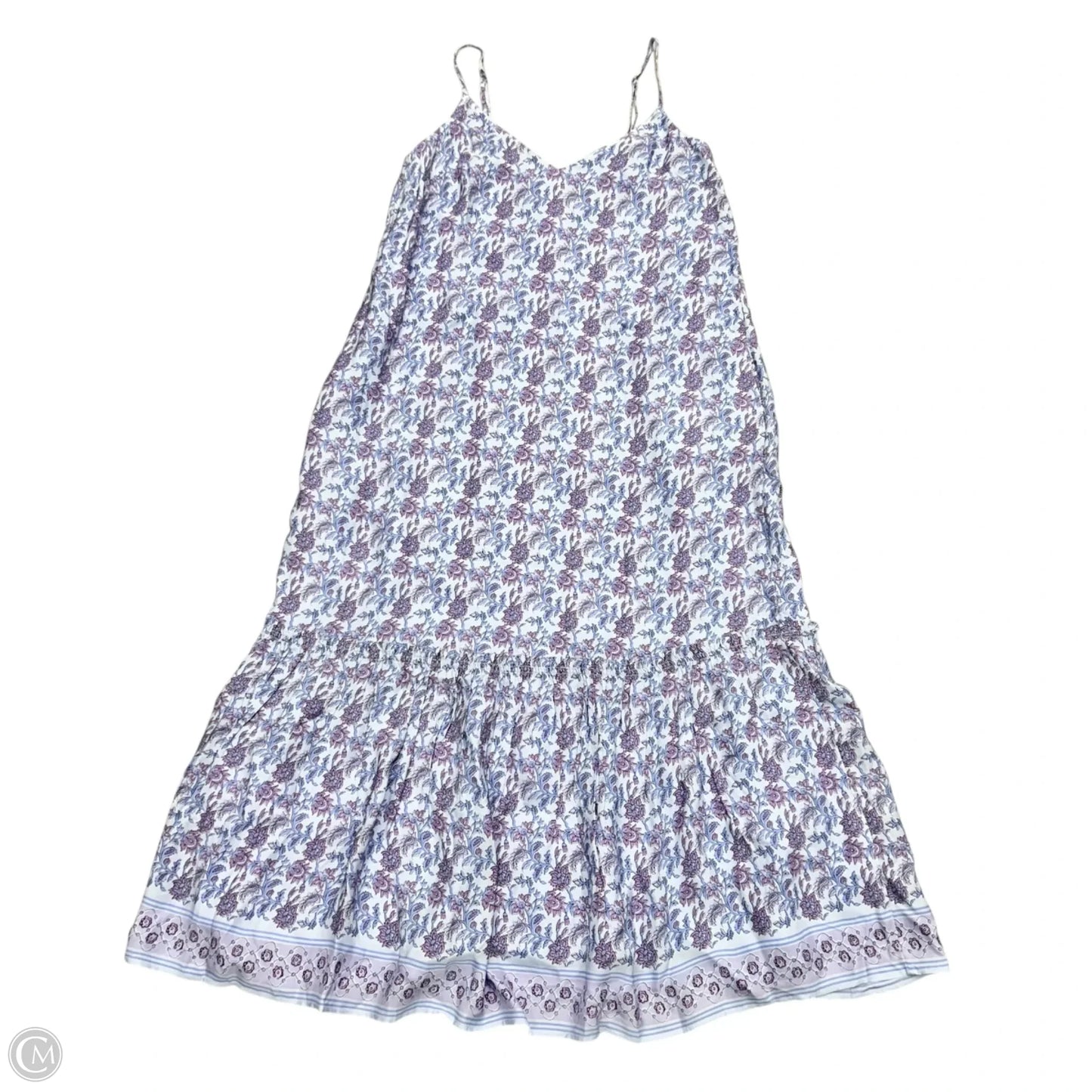 Dress Casual Maxi By J. Crew In Blue & Purple, Size: S