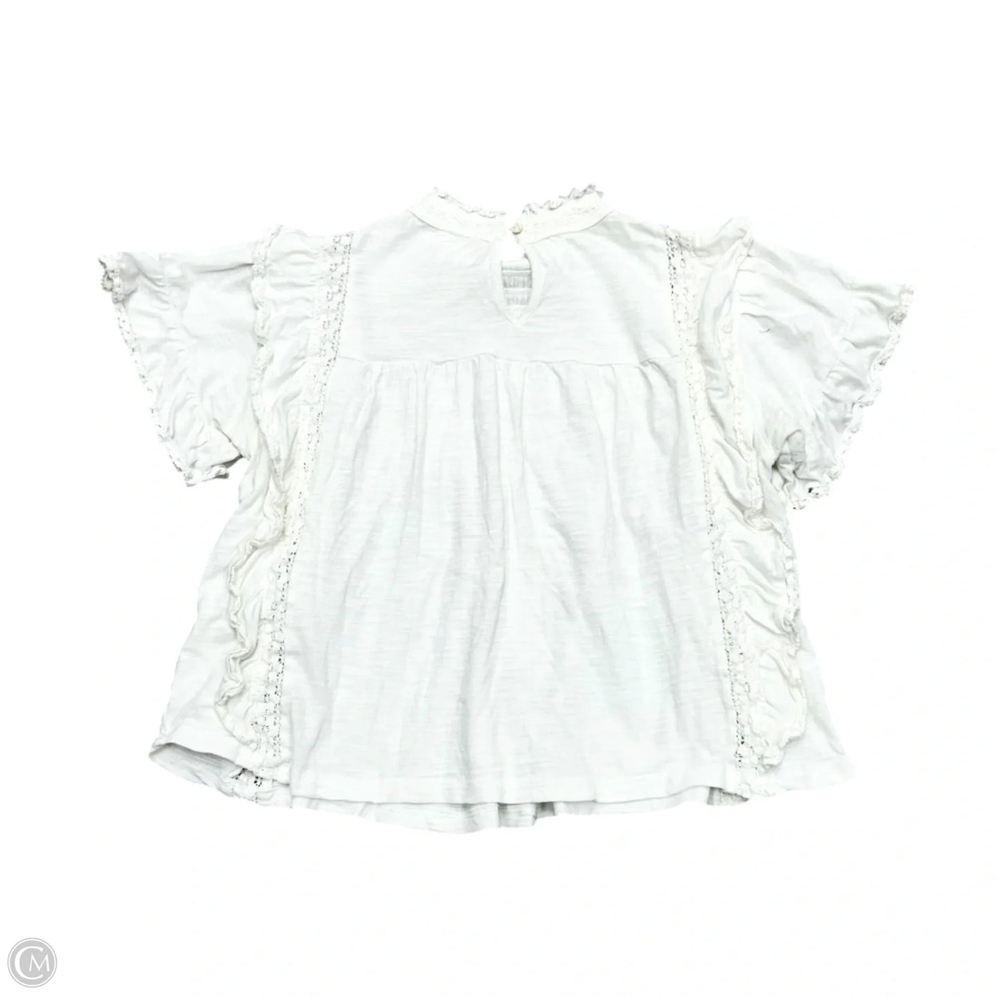 Top Short Sleeve By Free People In White, Size: Xs