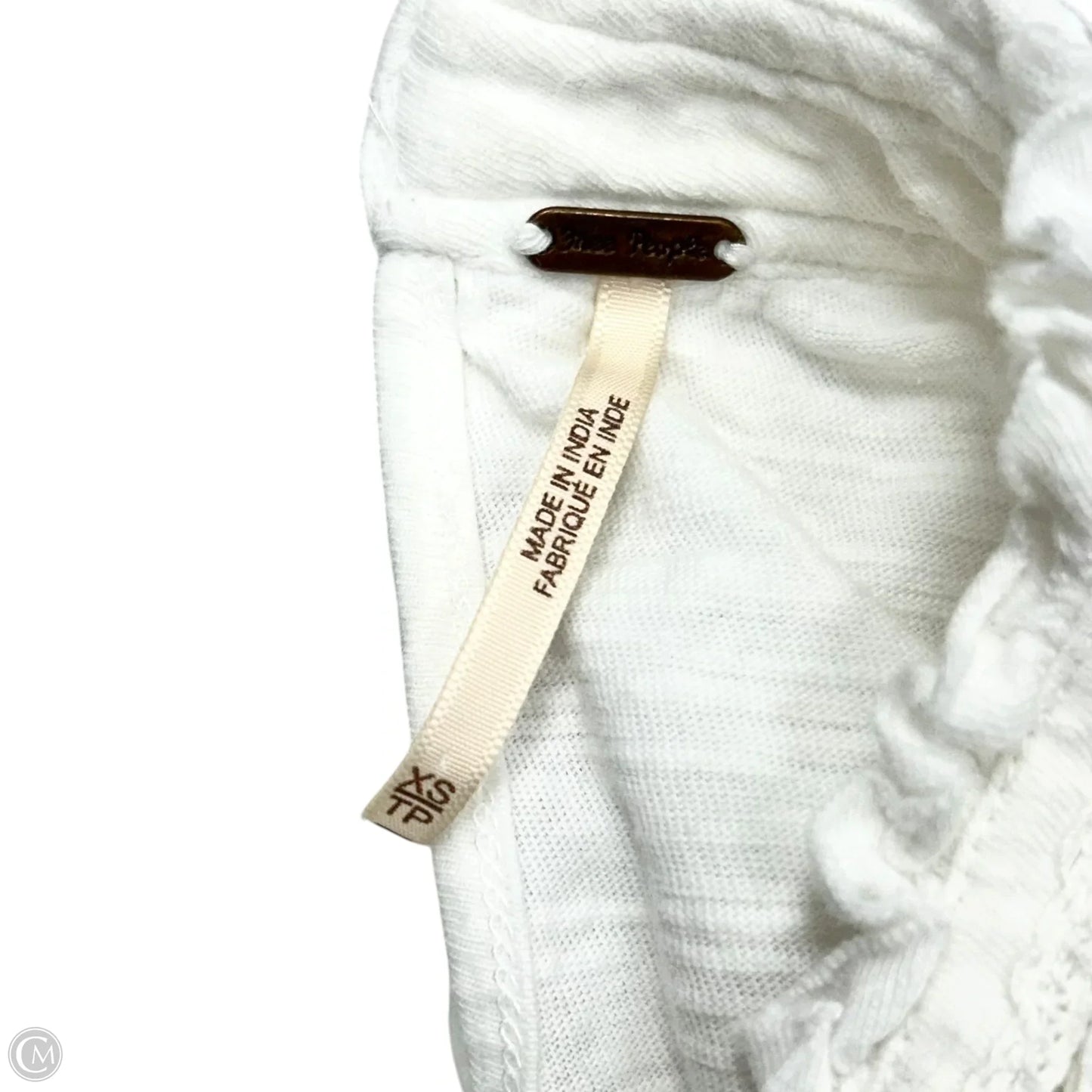 Top Short Sleeve By Free People In White, Size: Xs