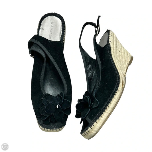 Sandals Heels Wedge By Bandolino In Black, Size: 9