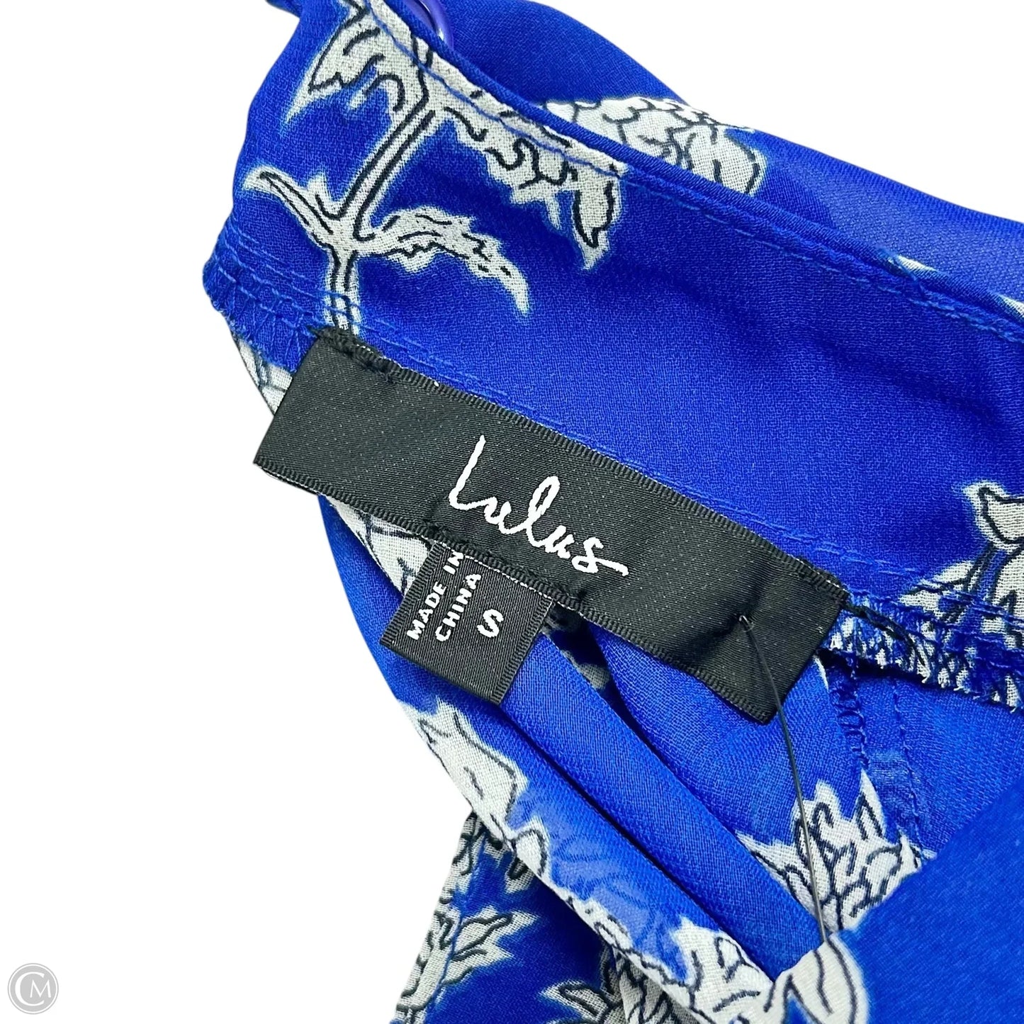 Dress Casual Maxi By Lulus In Blue & White, Size: S
