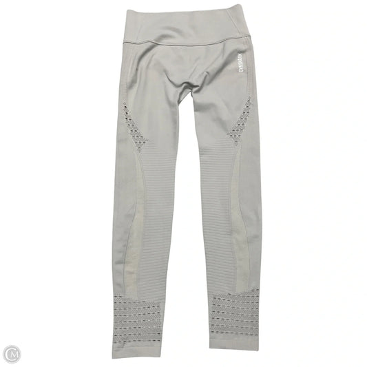Athletic Leggings By Gym Shark In Grey, Size: L