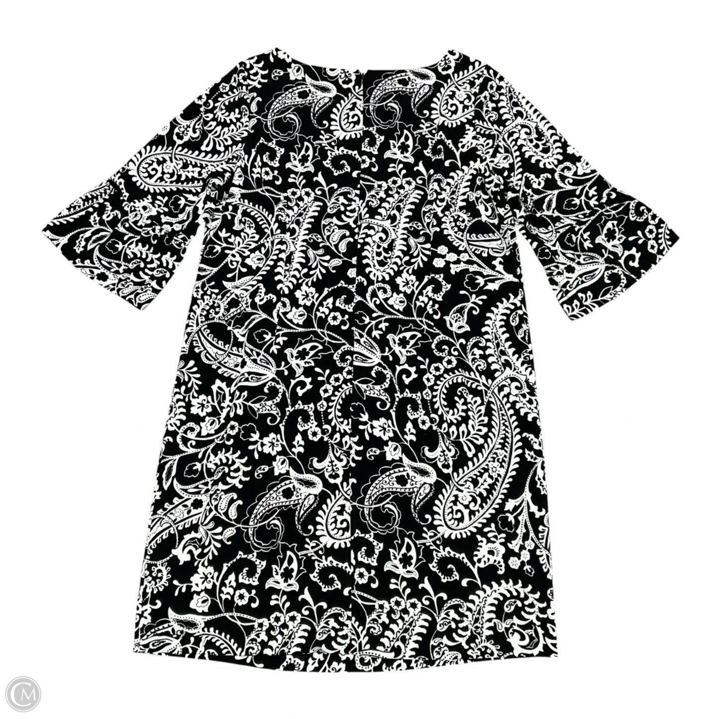 Dress Casual Short By Talbots In Black & White, Size: L