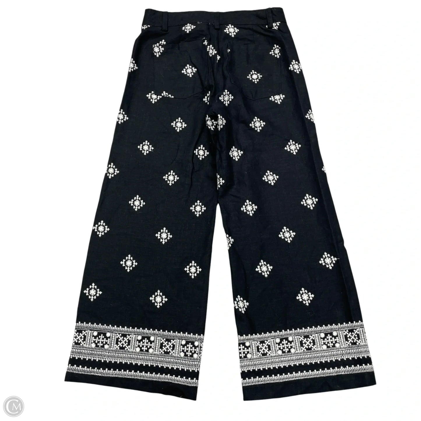 Pants Wide Leg By Elie Tahari In Black & White, Size: 6