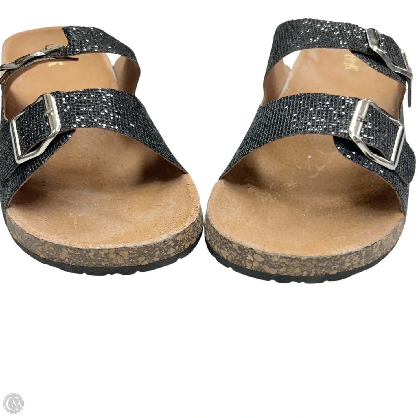 Sandals Flats By H2k In Black, Size: 11