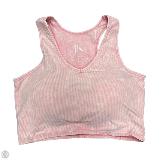 Athletic Bra By Jady K In Pink, Size: 2x