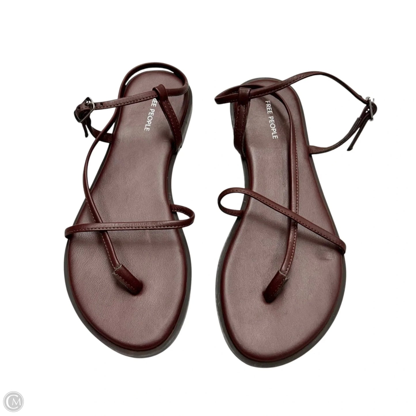 Sandals Flats By Free People In Maroon, Size: 7