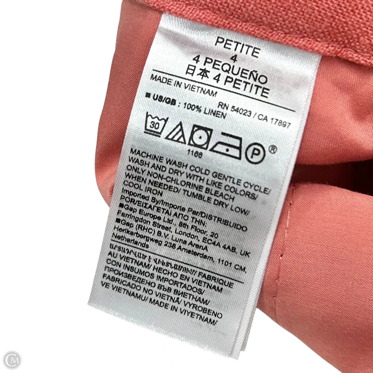 Pants Dress By Banana Republic In Peach, Size: 4p