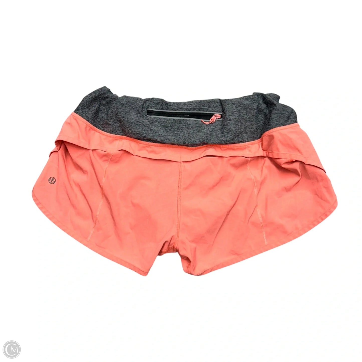 Athletic Shorts By Lululemon In Peach, Size: M