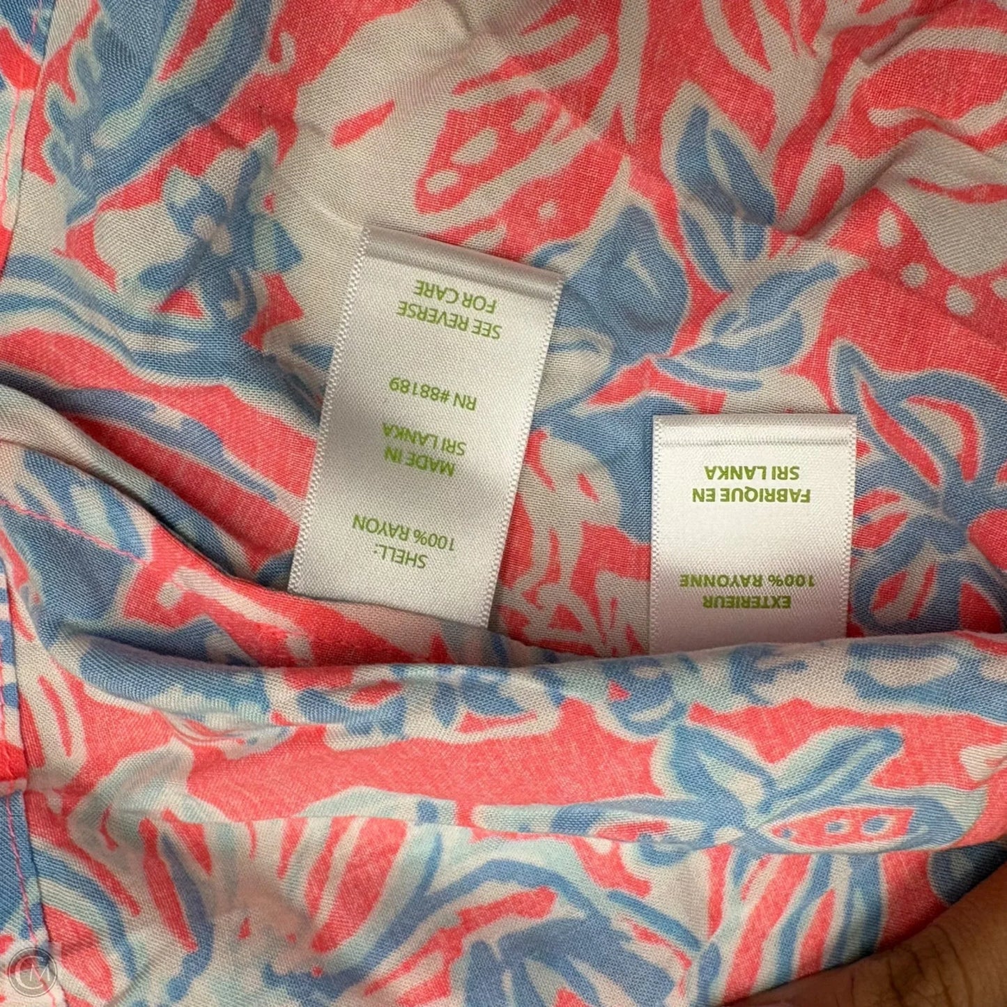 Dress Designer By Lilly Pulitzer In Blue & Pink, Size: M