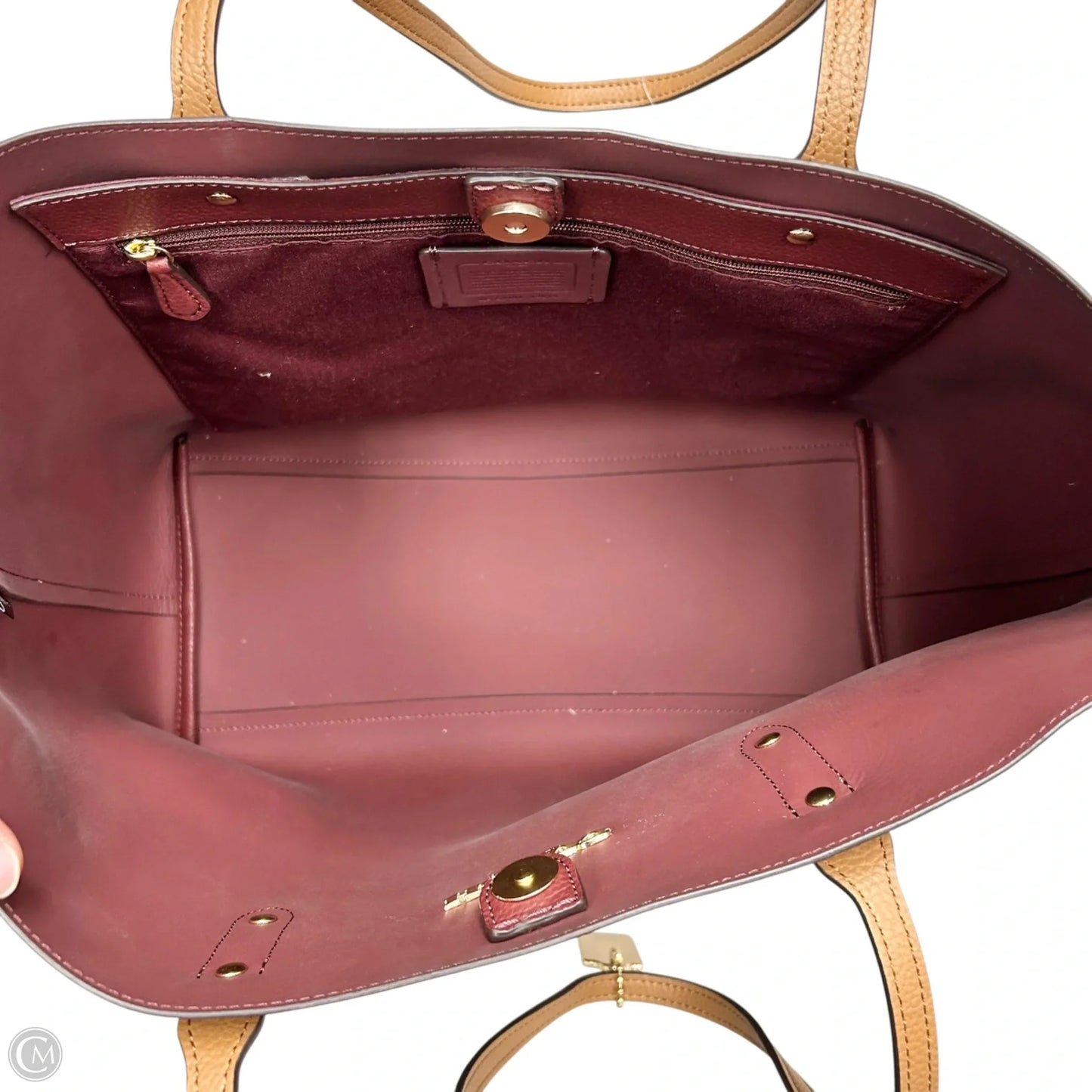 Tote Designer By Coach, Size: Large