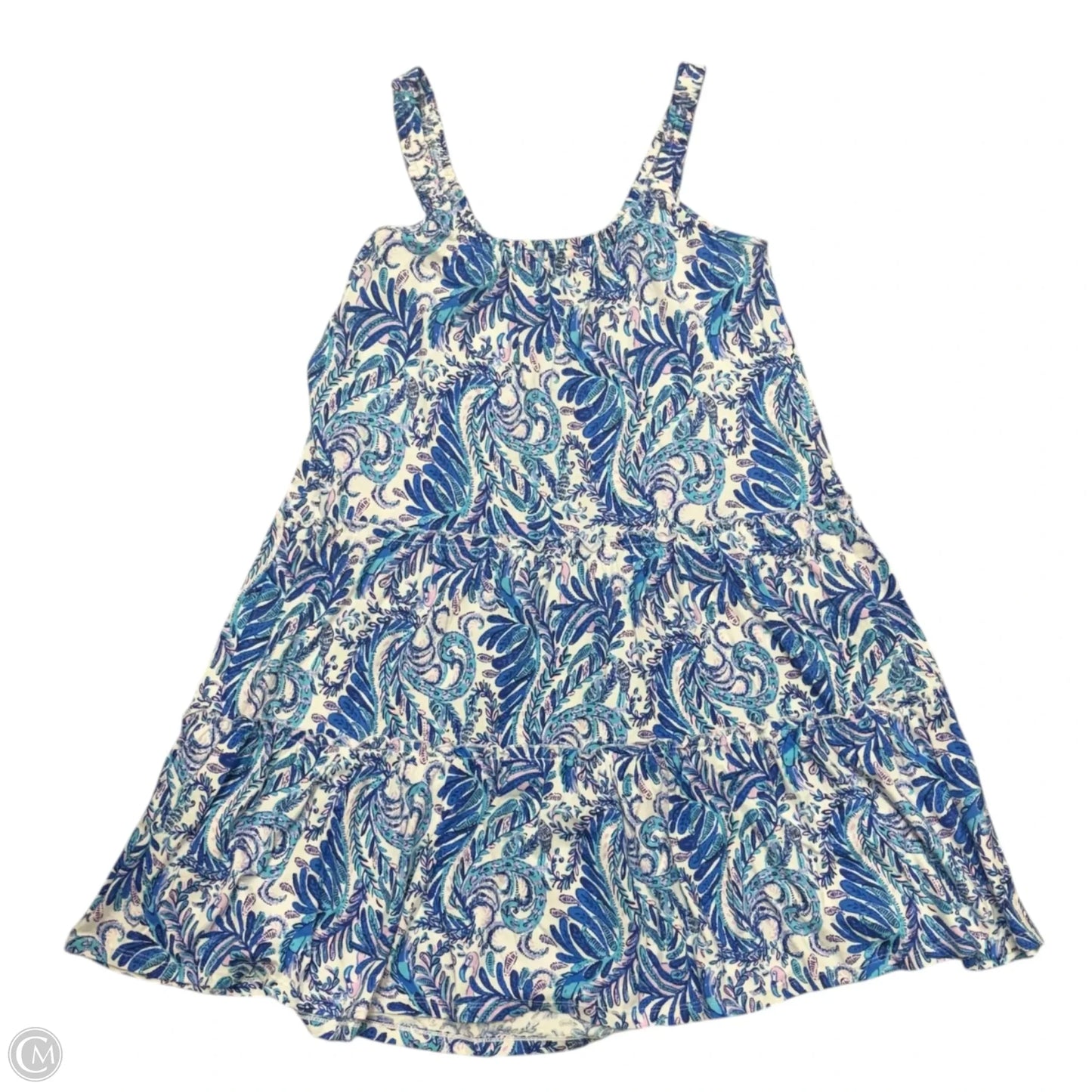 Dress Designer By Lilly Pulitzer In Blue & White, Size: Xs