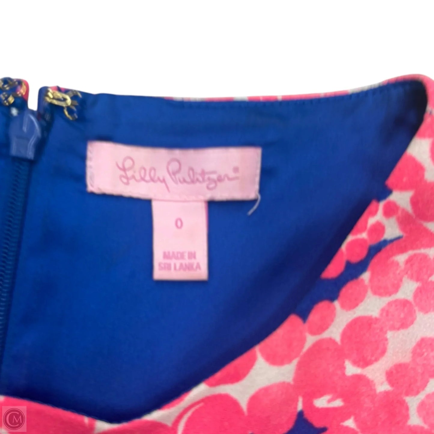 Dress Designer By Lilly Pulitzer In Blue & Pink, Size: Xs