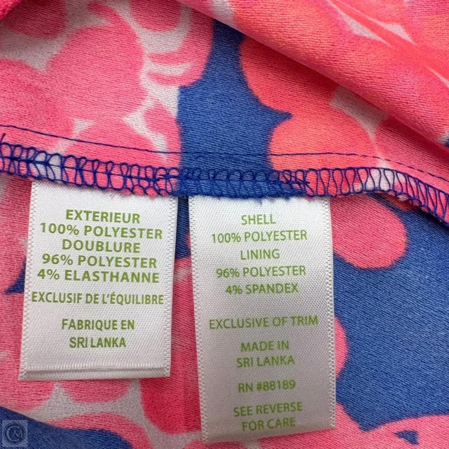 Dress Designer By Lilly Pulitzer In Blue & Pink, Size: Xs