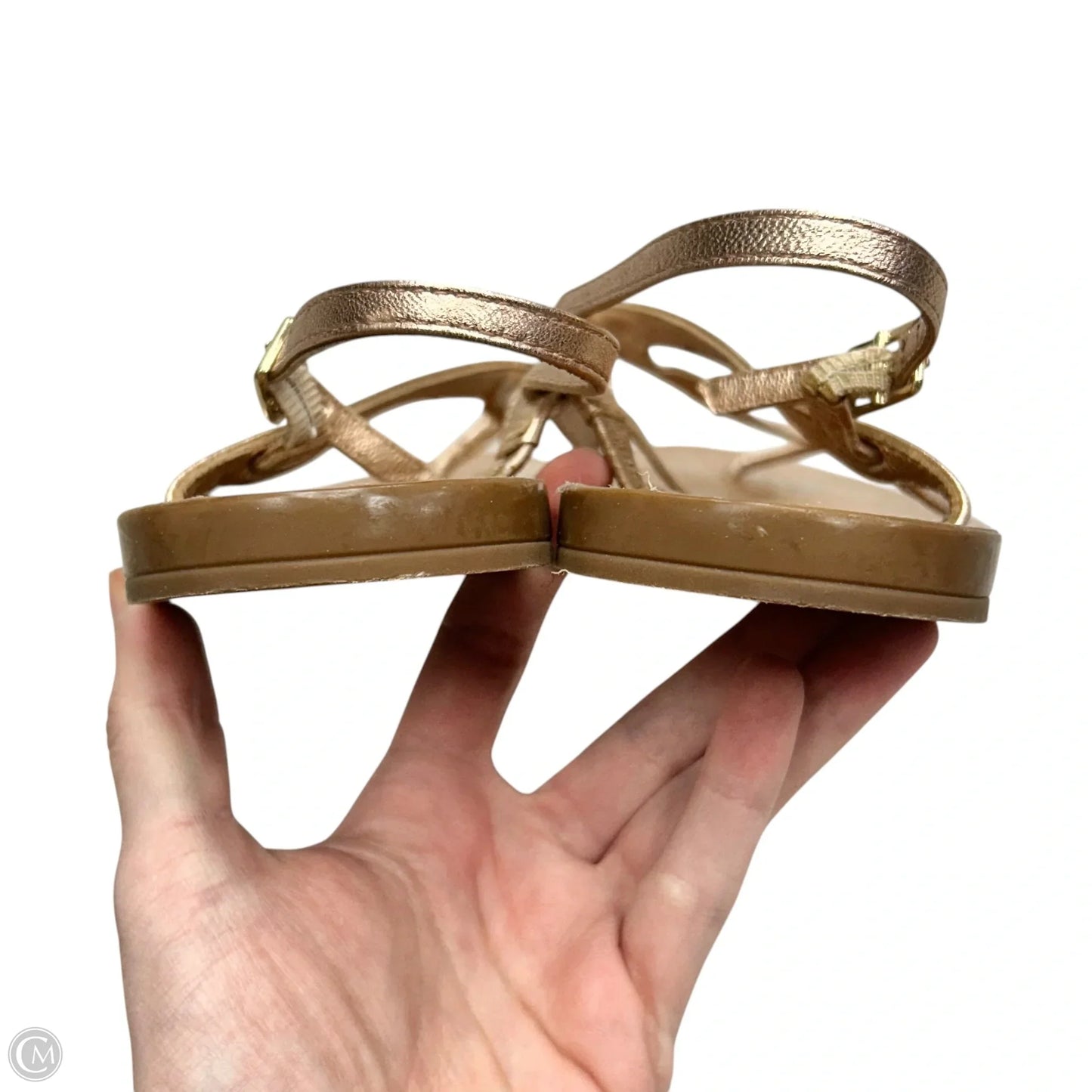 Sandals Designer By Kate Spade In Rose Gold, Size: 7.5