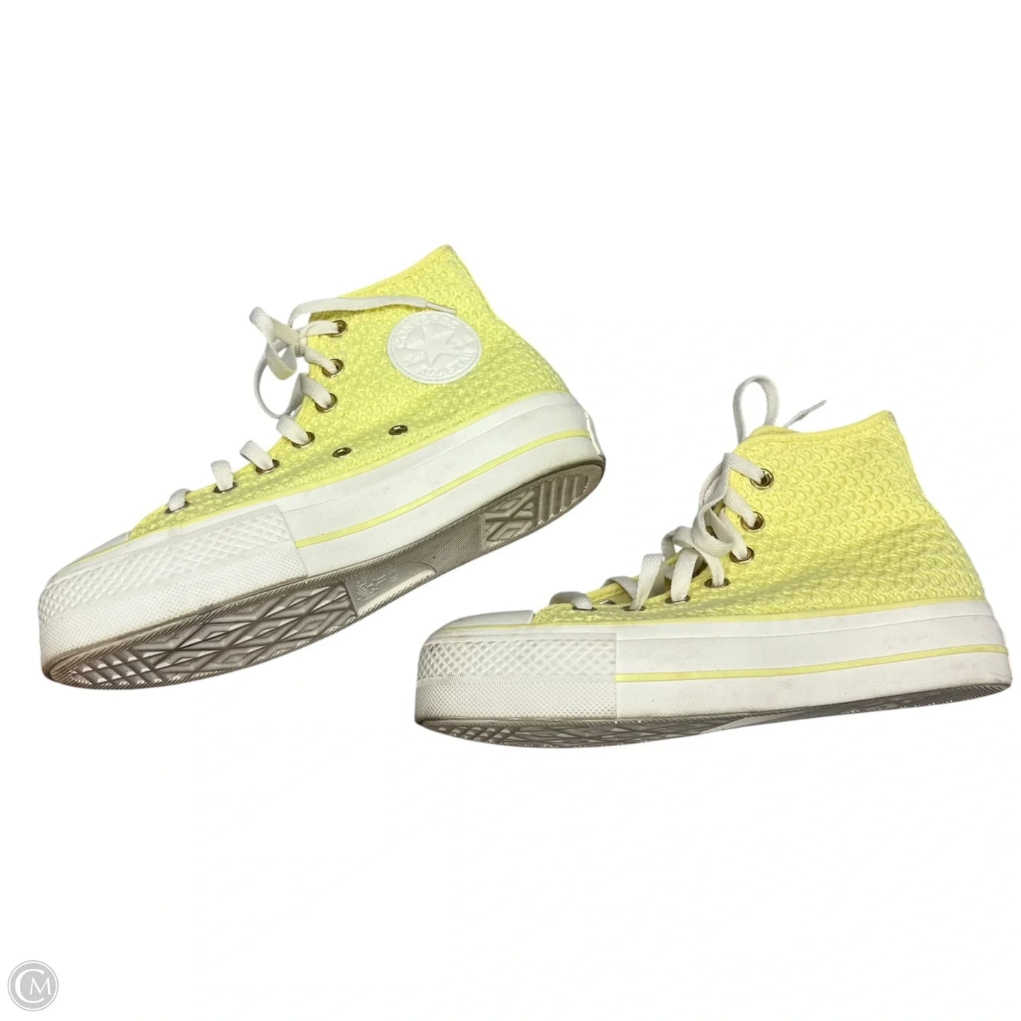 Shoes Sneakers Platform By Converse In Yellow, Size: 7.5
