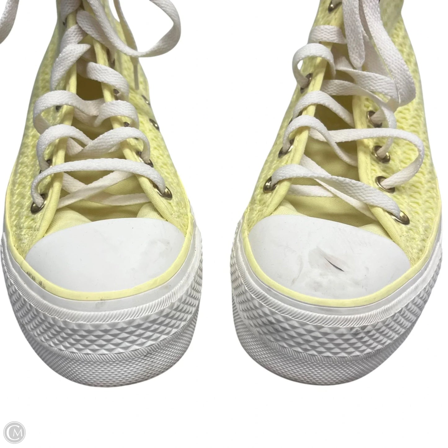 Shoes Sneakers Platform By Converse In Yellow, Size: 7.5