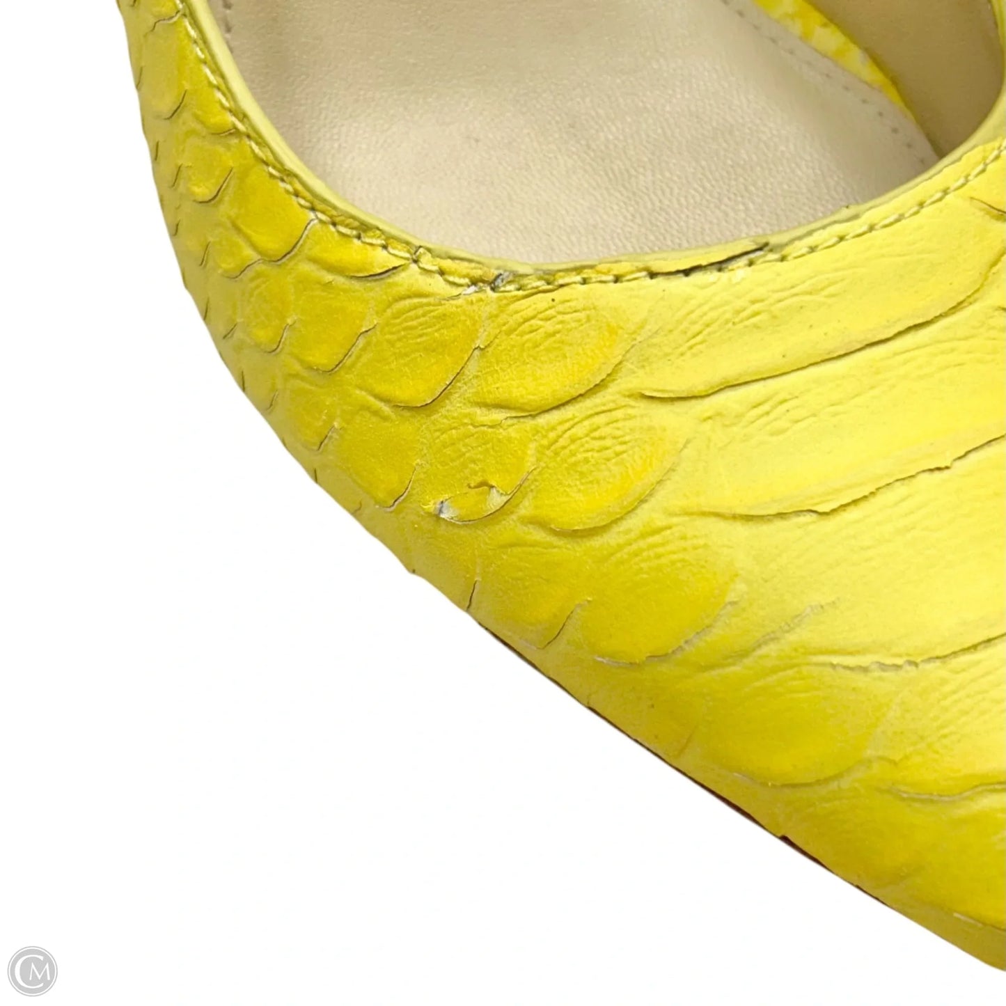 Shoes Designer By Coach In Yellow, Size: 6.5