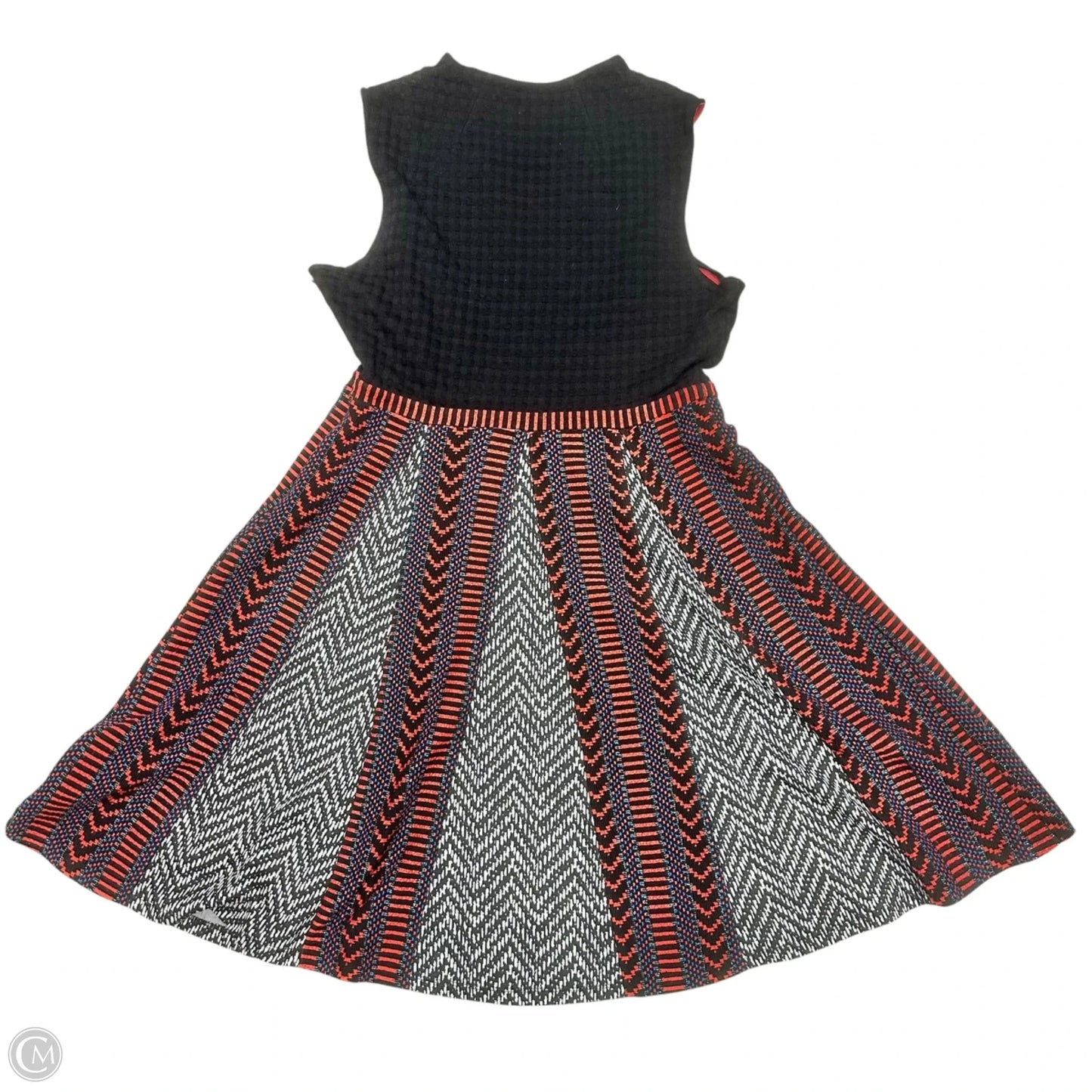 Dress Casual Midi By Maeve In Black & Red, Size: L
