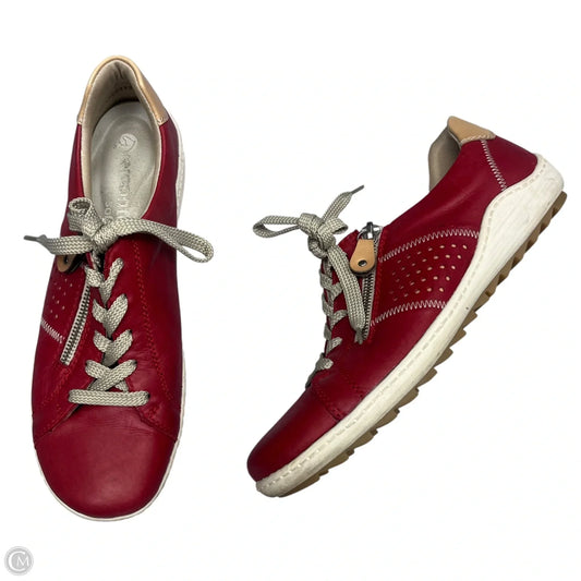 Shoes Sneakers By Remonte In Red, Size: 9.5