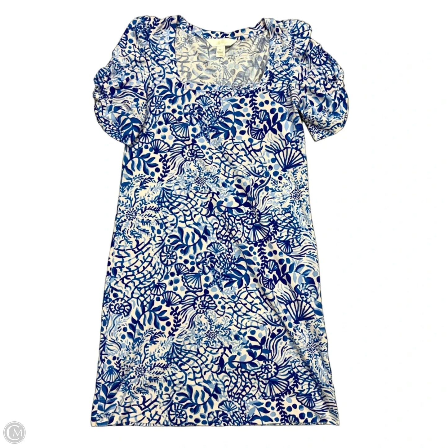 Dress Designer By Lilly Pulitzer In Blue & White, Size: Xs