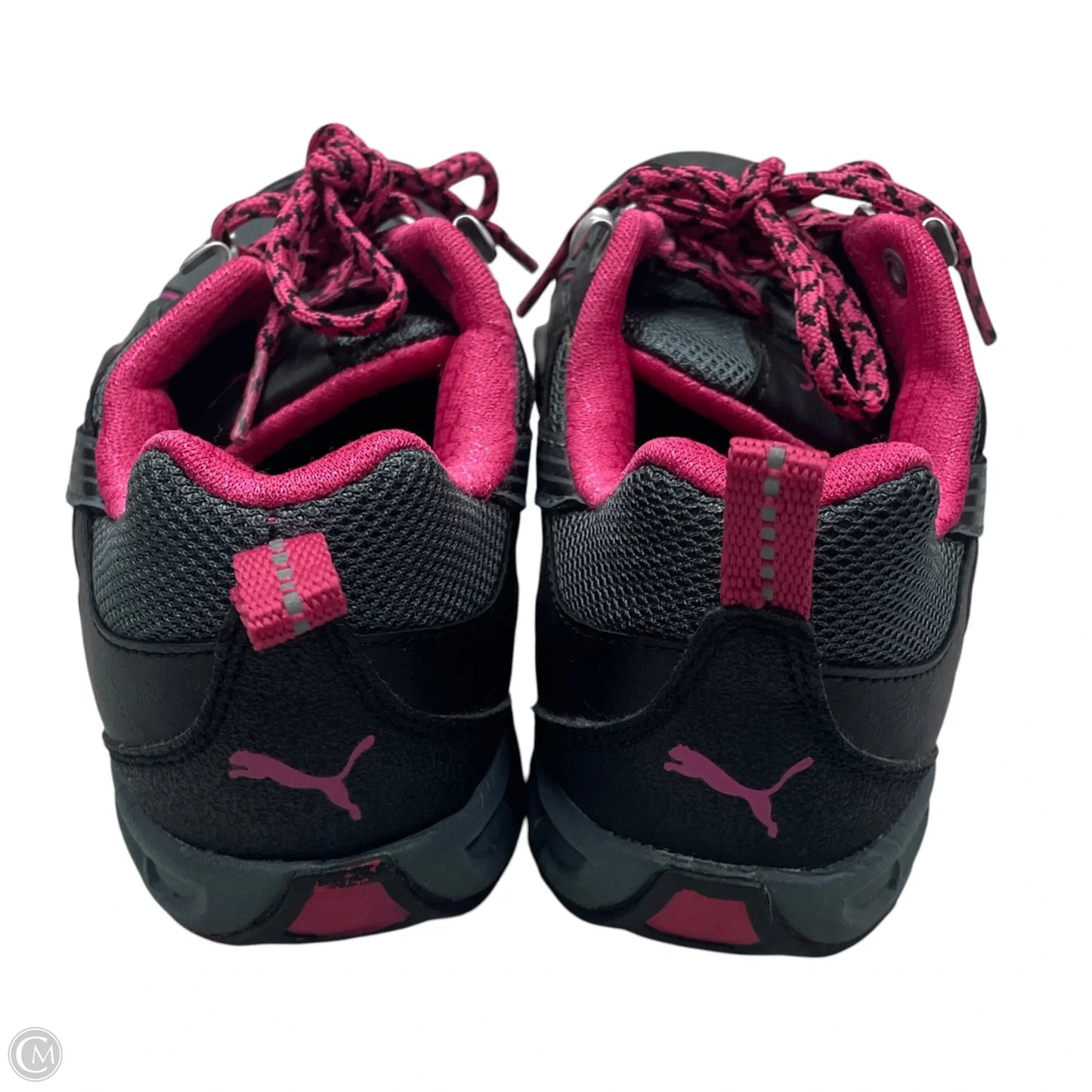 Shoes Athletic By Puma In Black & Pink, Size: 8.5