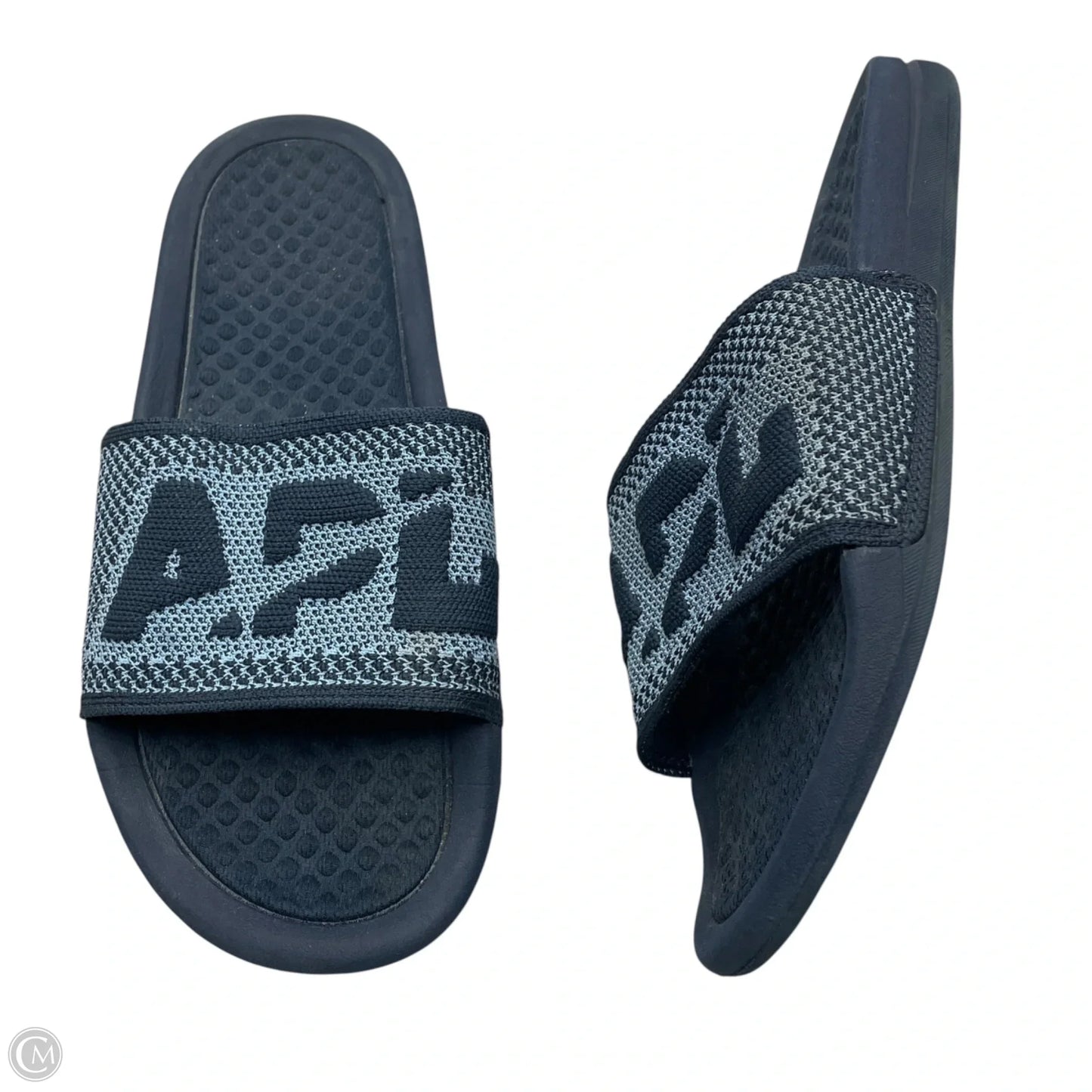 Sandals Designer By Apl In Navy, Size: 9