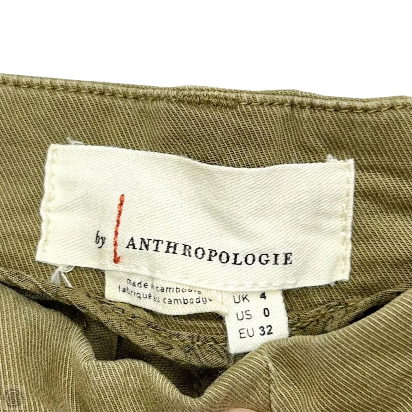 Shorts By Anthropologie In Green, Size: 0